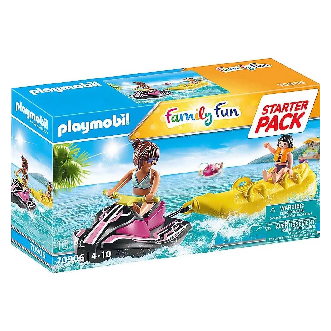 Playmobil Starter Pack Wasserscooter mit Bananenboot (70906, Playmobil Family Fun) (70906)