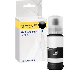 kompatibel für Epson 114, C13T07B140, 70ml, Foto schwarz Druckerpatrone
