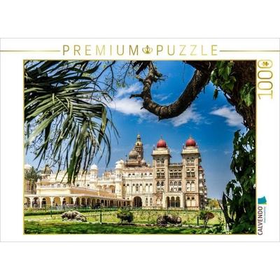 CALVENDO Puzzle Amba Vilas Palast | 1000 Teile Lege-Größe 64x48cm Foto-Puzzle für glückliche Stunden