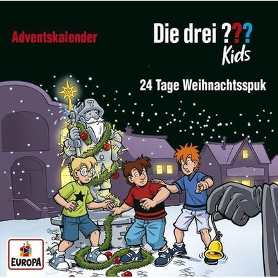 Die drei ??? Kids Adventskalender - 24 Tage Weihnachtsspuk - , CD, 9783803233363
