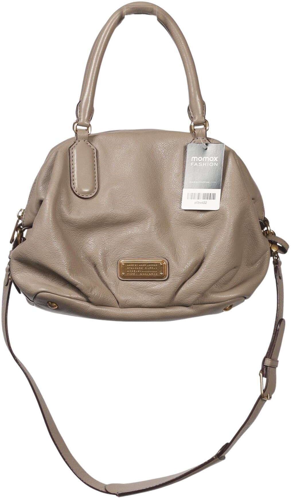 by Marc Jacobs Damen Handtasche gross Leder, Beige, Leder / kein / Etikett - Second Hand