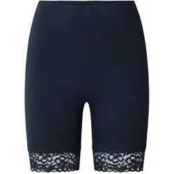 Tchibo - Radlershorts mit Spitzenborte - Damen - Gr. S - dunkelblau