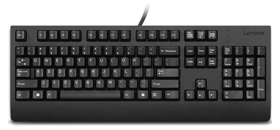 Lenovo Preferred Pro II USB-toetsenbord - Zwart - Amerikaans Engels - Membraantoetsen