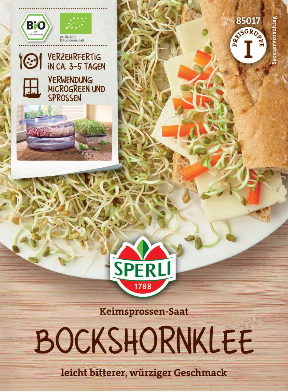 Sperli BIO Keimsprossen-Saat Bockshornklee