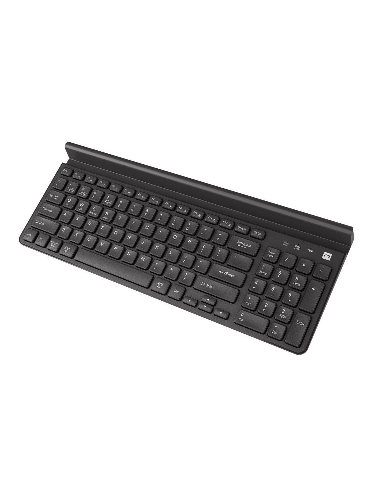 Natec Felimare - keyboard - US - black - Tastatur - Englisch (US) - Schwarz