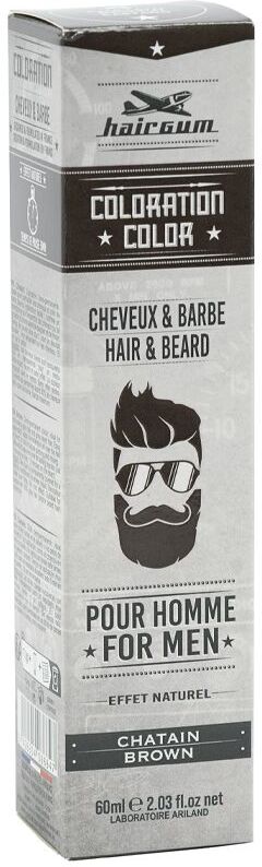 Hairgum Coloration tinte para barba y cabello #4-Castaño