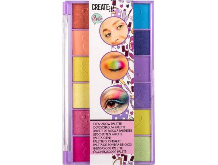 Create it! - Oogschaduw Palette - 12 Kleuren - Multicolor