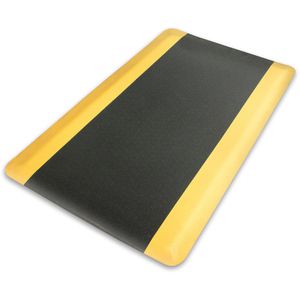 etm Anti-Ermüdungsmatte Soft Tritt, Werkstatt, schwarz/gelb, 60 x 200cm