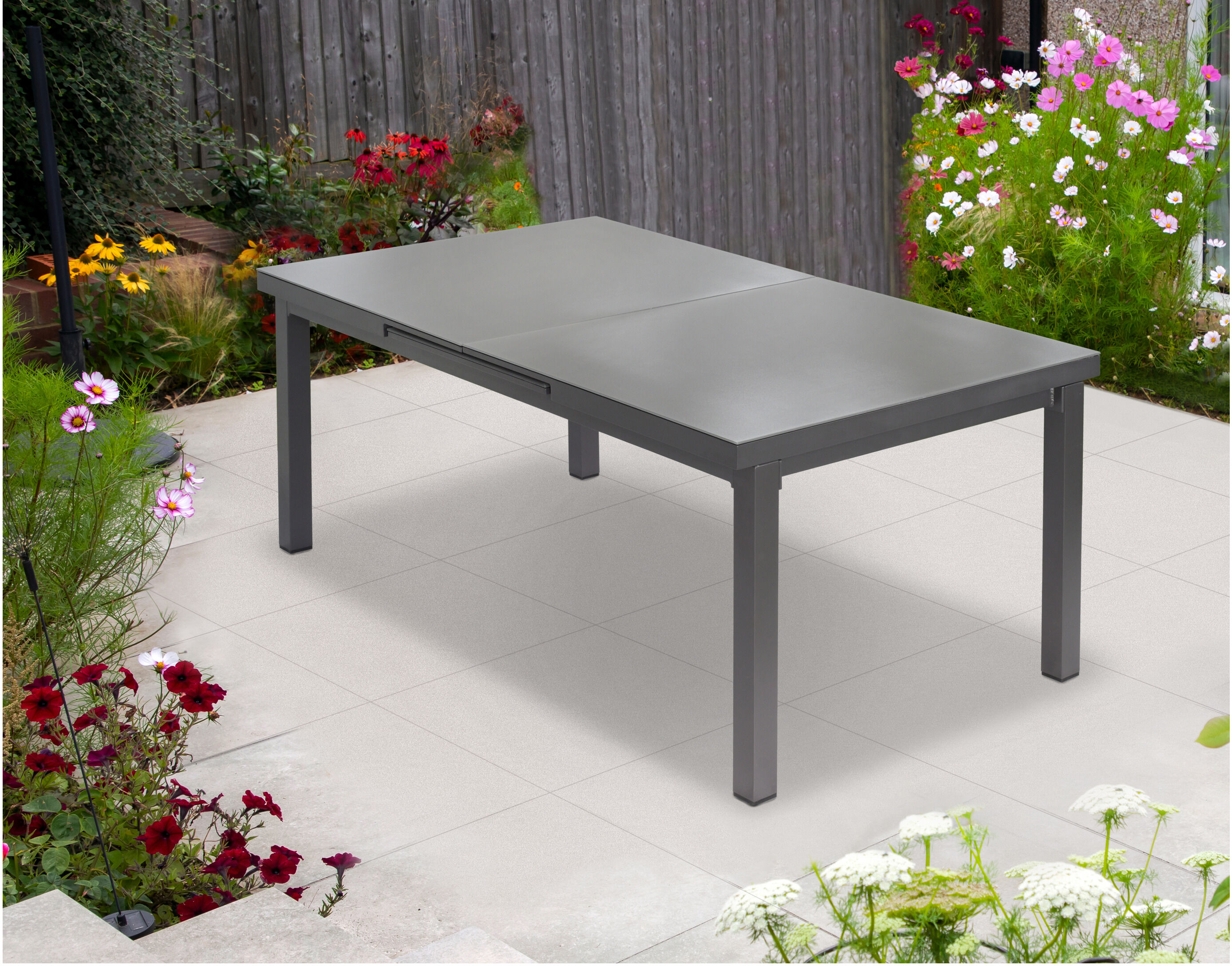 BELLAVISTA - HOME & GARDEN® Tisch »Boston«, mit automatischer Auszieh-Funktion