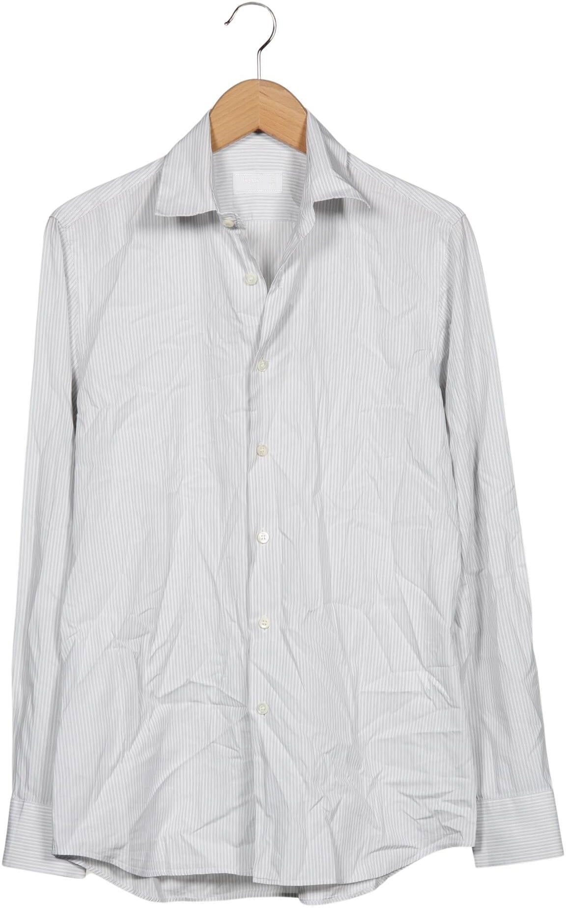 Prada Herren Hemd, Grau, Gr. 39, kein / Etikett - Second Hand
