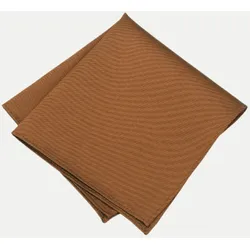 Einstecktuch Uni Braun