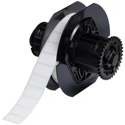 Brady, Etikettenrolle, B33 Series flexible Polyesteretiketten mit dauerhaftem Klebstoff auf Gummibasis, weiss (12.70 mm)