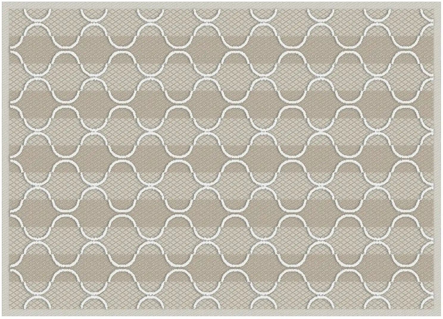 Höffner In- und Outdoorteppich  Simple Life ¦ beige ¦ Synthetische Fasern ¦ Maße (cm):