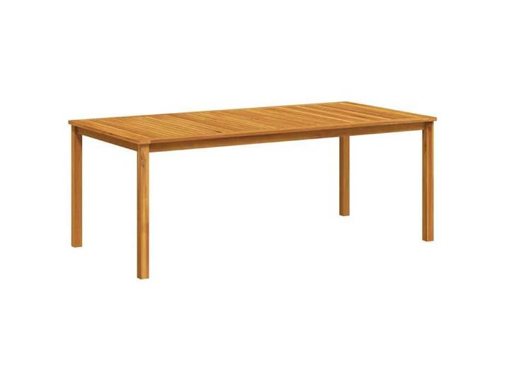 (Promo 2026)TABLE 2/4 PERSONNES - Table de jardin - SHIELD - Table cuisine - 200x100x74cm Bois d'acacia massif 6656101