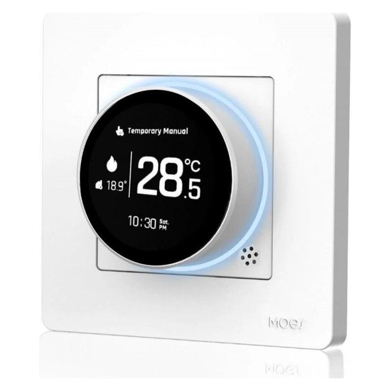 Moes ZHT-SR-GC ZigBee-Thermostat für Heizkessel/Gas (ZHT-SR-GC-WH-MS)