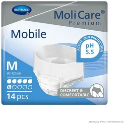 MoliCare Premium Mobile 6 Tropfen Inkontinenzslips Gr. M (14 Stck.)