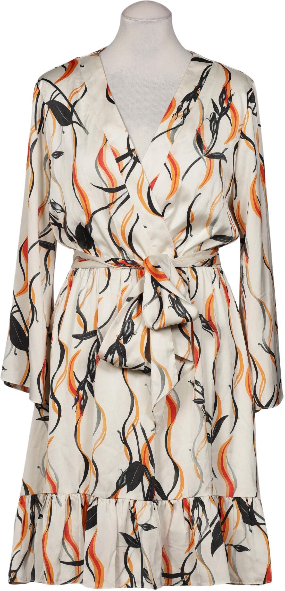 Anonyme Designer Damen Kleid, Mehrfarbig, Gr. M, Synthetik - Second Hand