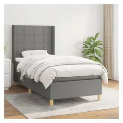vidaXL, Boxspringbett, Wameno (Block mit Quadraten) (90 x 190 cm)