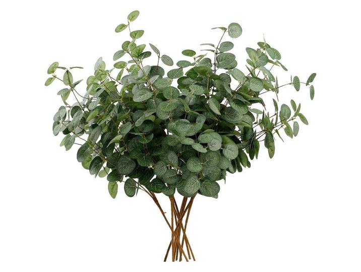 Kunstpflanze Eukalyptus 6er Set 60 cm, Grün, Kunststoff, 60 cm, Dekoration, Blumen & Blumentöpfe, Kunstpflanzen