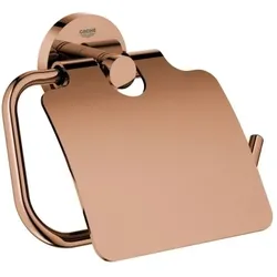 Grohe Essentials WC-Papierhalter 40367DA1 warm sunset, mit Deckel, verdeckte Befestigung