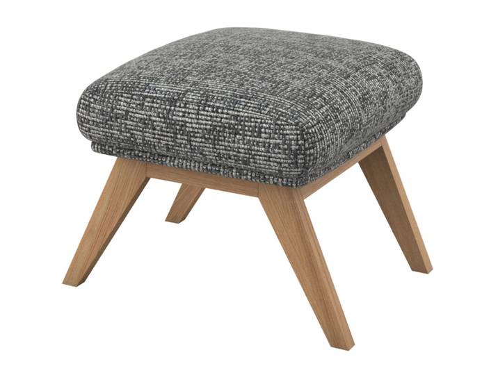 Hocker Halani granit Stoff B 41 T 54 H 41 cm - Hocker