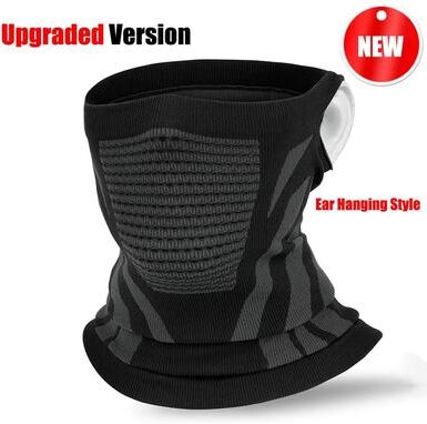 Inspired Finds ArcticGuard Breathable Thermal Half Face Ski Mask Unisex Outdoor Sports Protection new Grey