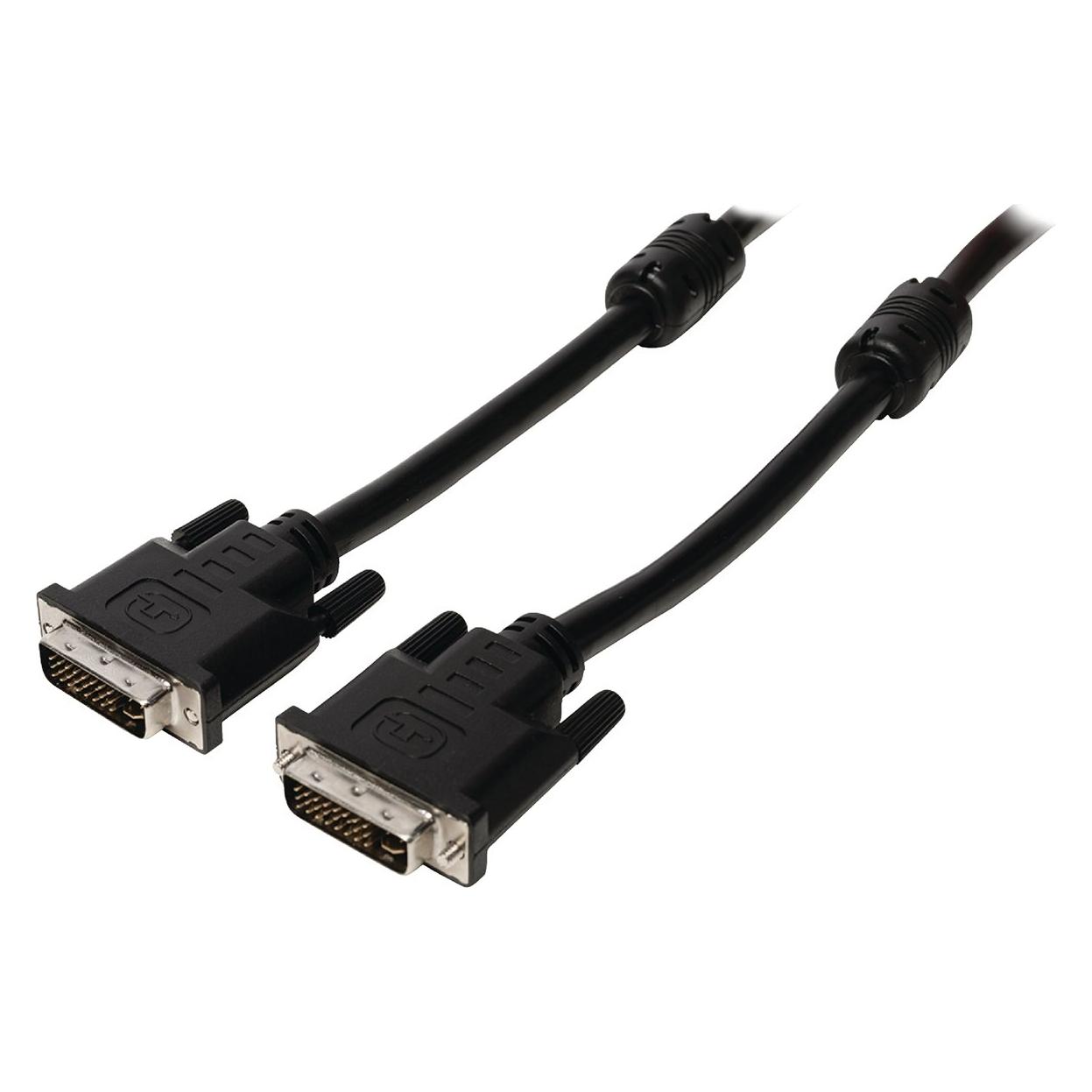 Valueline DVI-I-Kabel 24+5 Stecker/Stecker schwarz / Videokabel / 2 m (2 m) (VLCP32050B20)