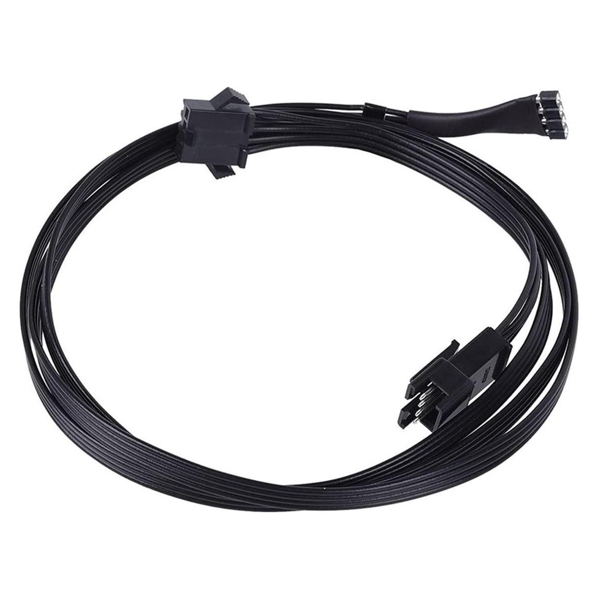 Alphacool RGB 4pol LED Adapterkabel f??r Mainboards - Schwarz 100cm (RGB) (18541)