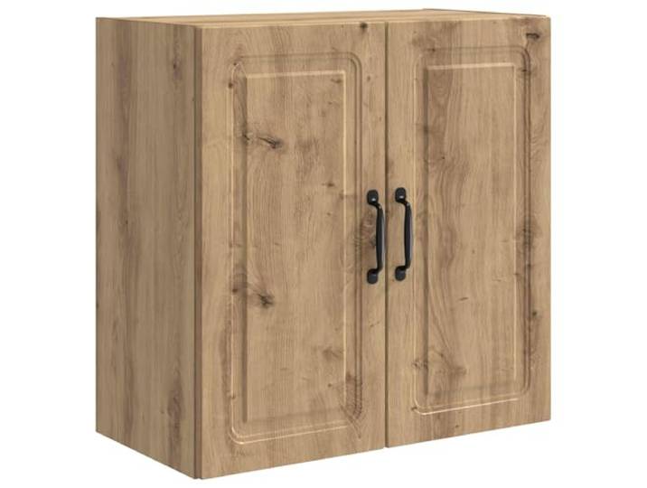 QINXIXINAIXI Wandschrank 59 x 31 x 60 cm Holzwerkstoff Artisan-Eiche Verstellbare Regale, strukturierte Maserung, für Büro und Zuhause, pflegeleicht