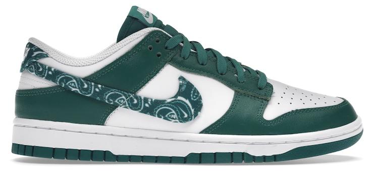 Nike Dunk Low Essential Paisley Pack Green (Women's) - EU 40.5