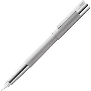 Lamy Füller scala 051 brushed, Feder M, Edelstahlgehäuse, silber, strichmattiert