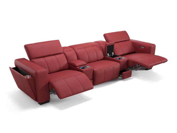 Heimkino Couch ANCONA Relax Couch Sofa 3-Sitzer