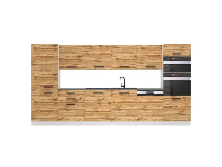 Cuisine Complète - B BELINI GROUP - NAOMI - Chêne Wotan - 360 cm - Design Contemporain