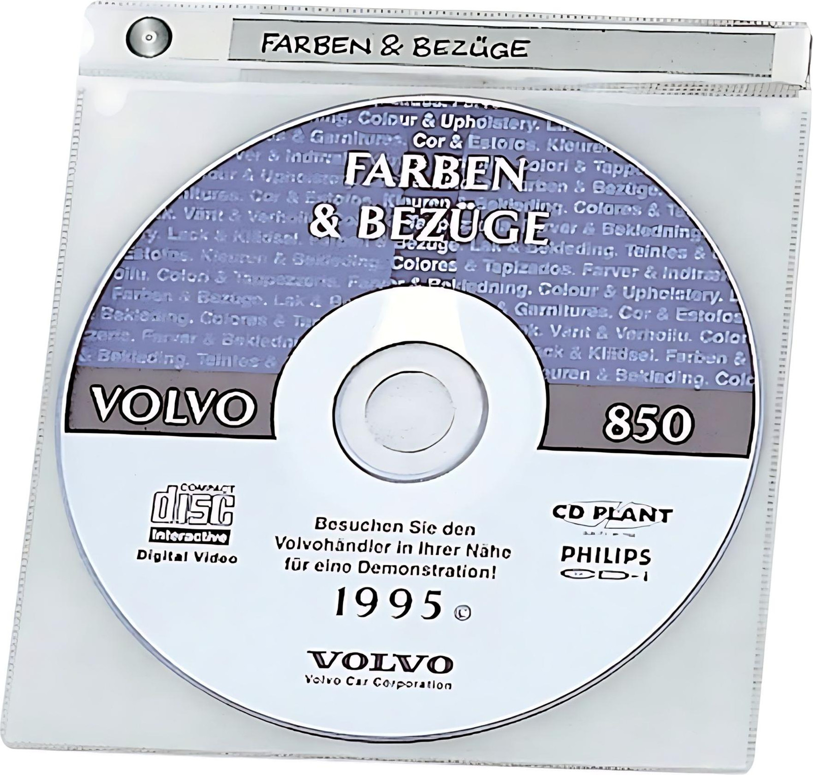 Durable CD/DVD-hoes met topcover, transparant, voor 1 CD