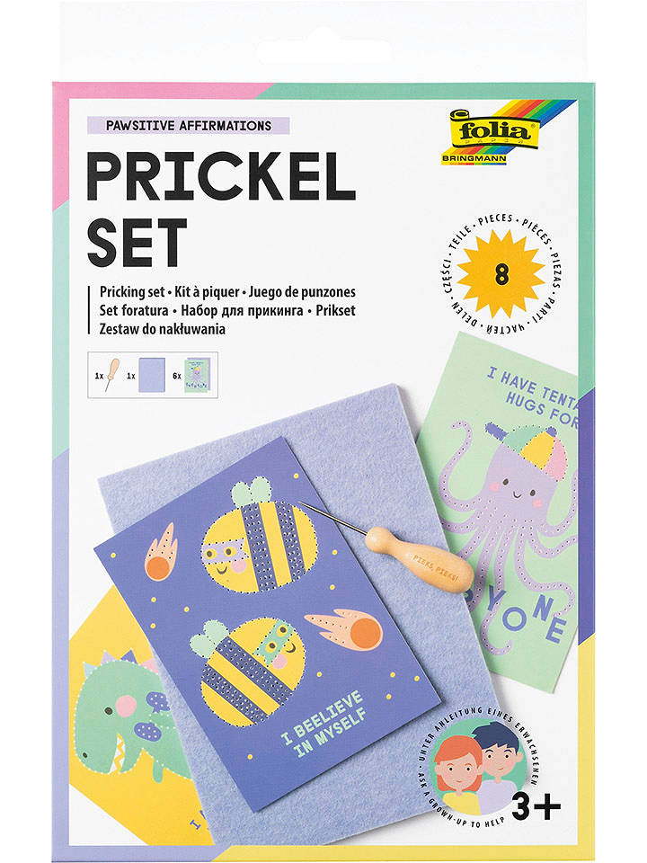 folia PAPER Prickel-Set in Bunt - onesize
