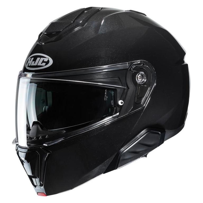 HJC I91 Solid Metal Schwarzer Motorradhelm (XL) (65193979)