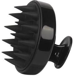 Uplift Picks Silicone Scalp Scrubber Shampoo Brush For Deep Hair Cleansing black