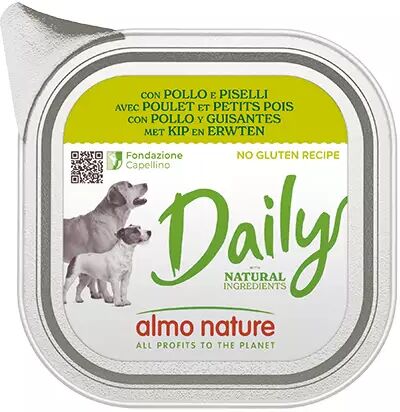 Almo Nature DAILY MENU CANE VASCHETTA 100GR CON POLLO E PISELL