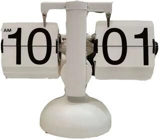 Uplift Picks Retro Automatic Flip Clock Quartz Movement Desk Timepiece c