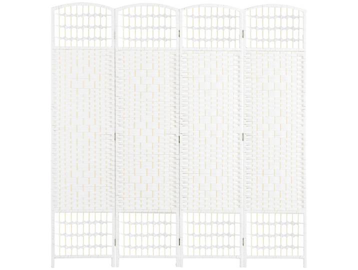 ComfortXL Paravent De-14326 4-teilig, 160x170 cm Weiß, 160x170x1.5 cm, Wohnzimmer, Raumteiler, Paravents
