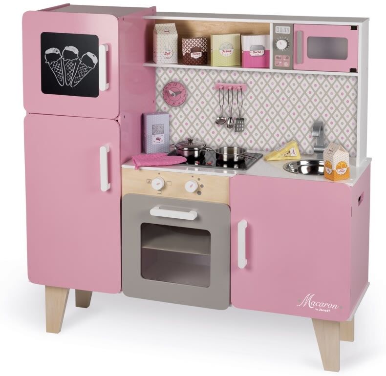 Janod Grande cuisine macaron Rose 100x100x33cm