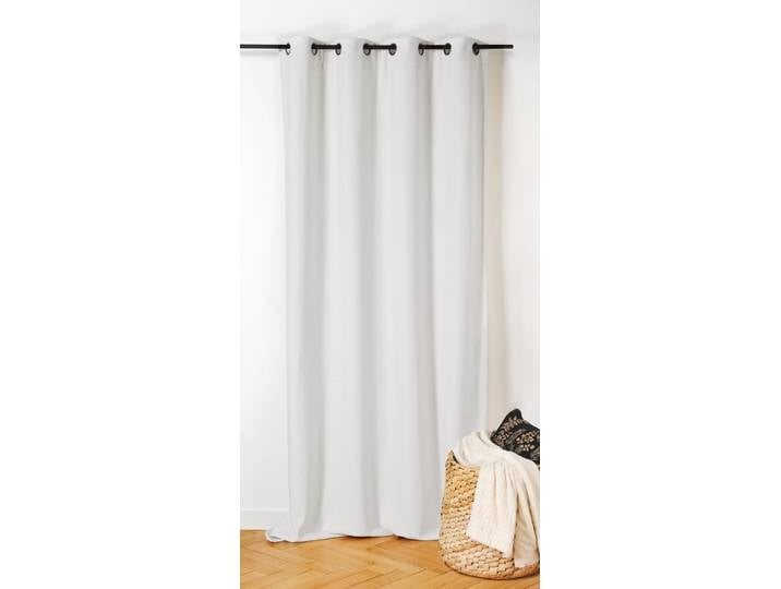 Rideau thermique isolant et obscurcissant blanc 140x260cm