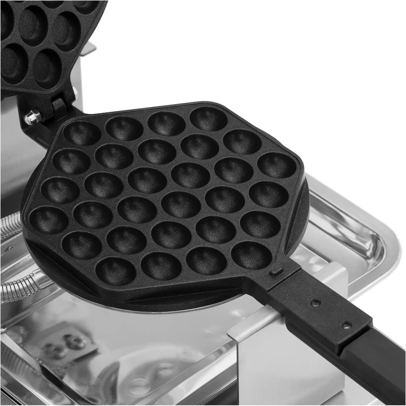 Bubble Waffeleisen - 2 x 1400 W - 50 - 250 °C - Timer: 0 - 5 min - Royal Catering RCWM-2800-B