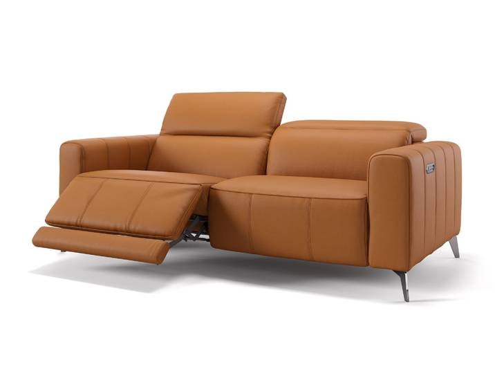 Ledersofa PALERMO Ledercouch Relaxfunktion