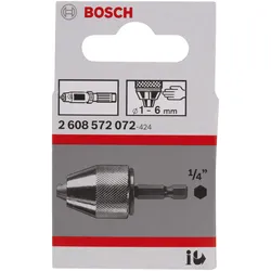 Bosch Schnellspannbohrfutter bis 10 mm 1 bis 6 mm 1/4" bis Außensechskantschaft - 2608572072