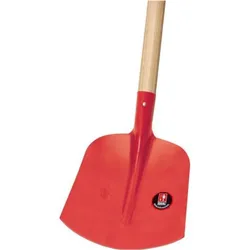 Magni, Spaten + Schaufel, Format 4005827511414 – hollñnder Sandschaufel m. e-stiel. rot. Gr. 2diamant-pionier