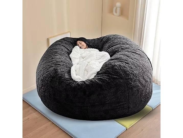 DDS22E Sitzsack ohne Füllung Vielseitiger und bequemer Sitzsack, perfekt for jeden Wohnraum.(#4,6FT(150*65CM))