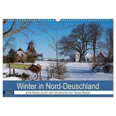 Winter in Nord-Deutschland (Wandkalender 2027 DIN A3 quer), CALVENDO Monatskalender