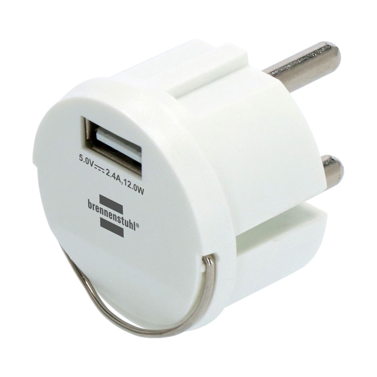 Brennenstuhl Steckdoseneinsatz Schutzkontakt mit USB 2.4