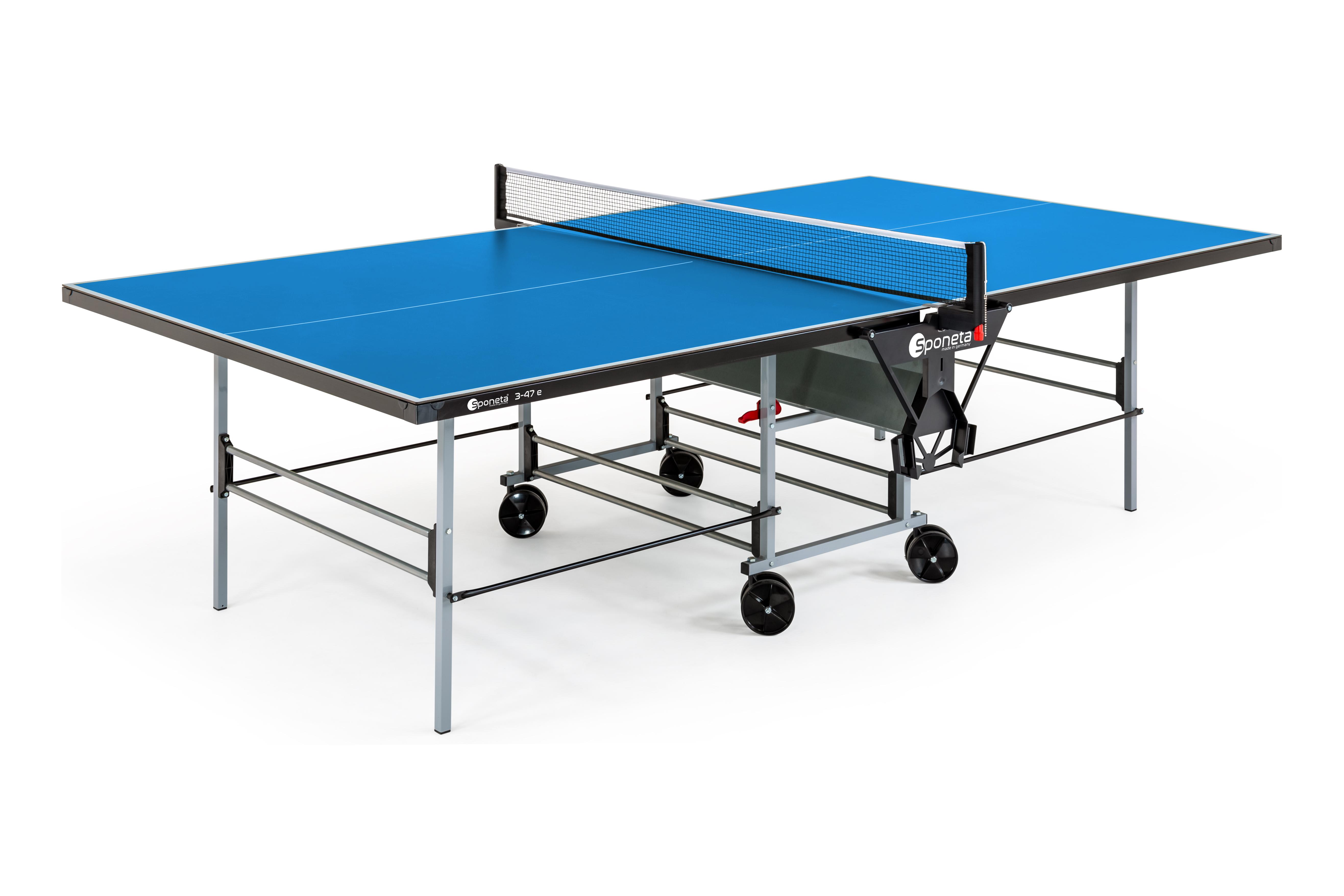 Sponeta S 3-47 e Outdoor-Tischtennisplatte, 5mm, blau, mit Netz; 206.7410/L